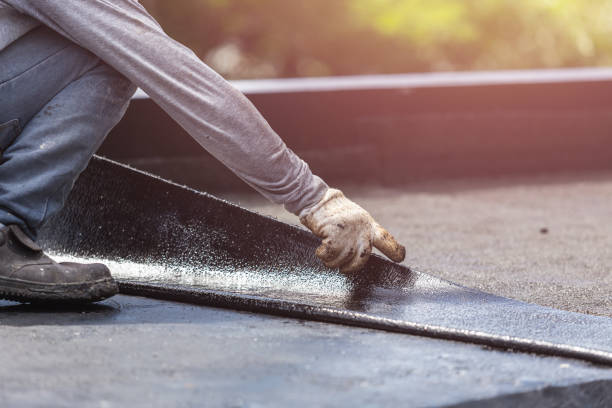 Professional Exterior Waterproofing technician working in Washburn, WI